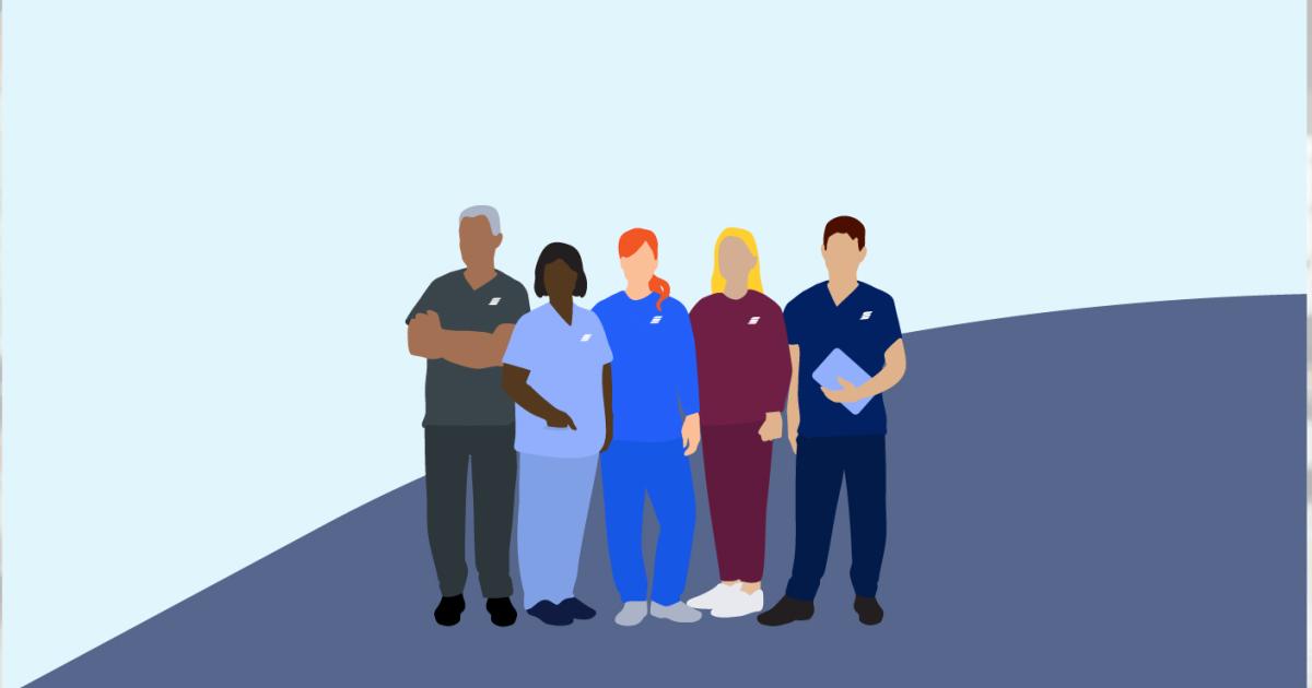 Illustration of nurses