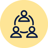 Icon of people heirarchy